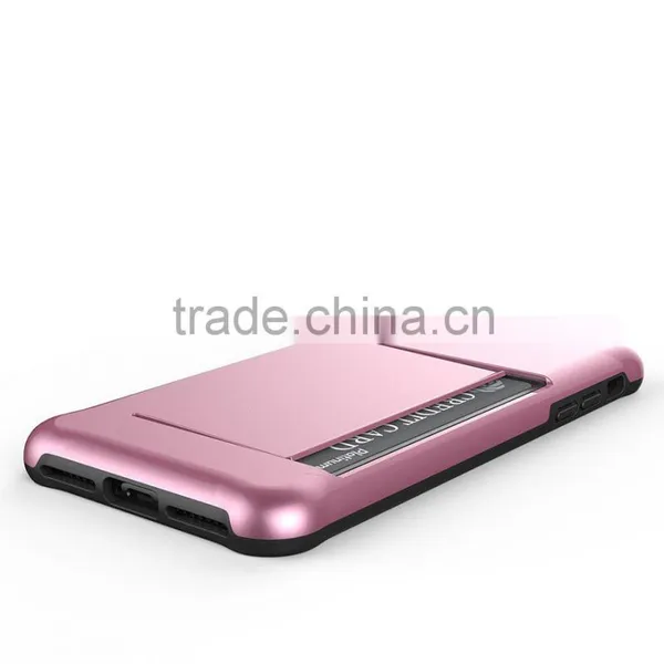 Back Card Mobile Phone Case Double Layer PC Case for Apple IPhone 7 Plus(5.5") photo-3
