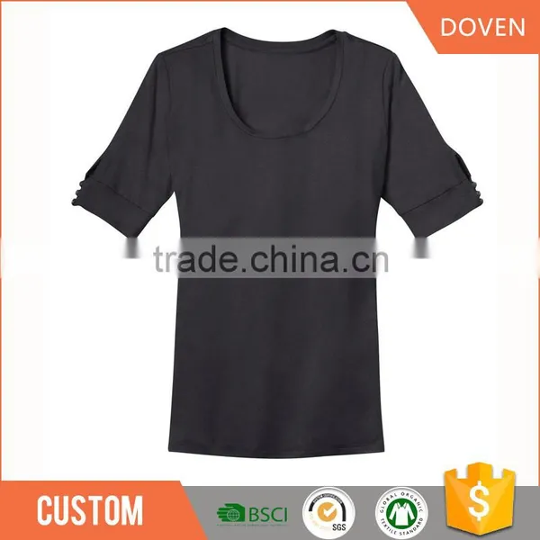 2016 China Wholesale Blouses Blank t Shirt photo-6