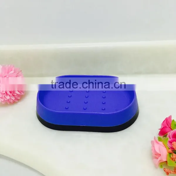 Blue Round Shape Fancy Soap Dish photo-2