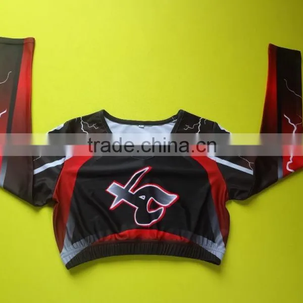 Combo Sport Fully Dye Sublimation Custom Cheerleading Uniform No MOQ photo-2