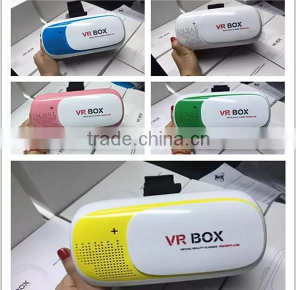 Upgrade II VR BOX 2 Colorful Color Version 2 Virtual Reality Glasses 3d Games Movie for Smart Phone