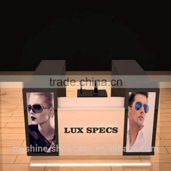 Customized Optical Display Cabinets Mall Kiosk for Sunglasse photo-4