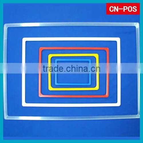 Supermarket Plastic Displayed Frames for Hang