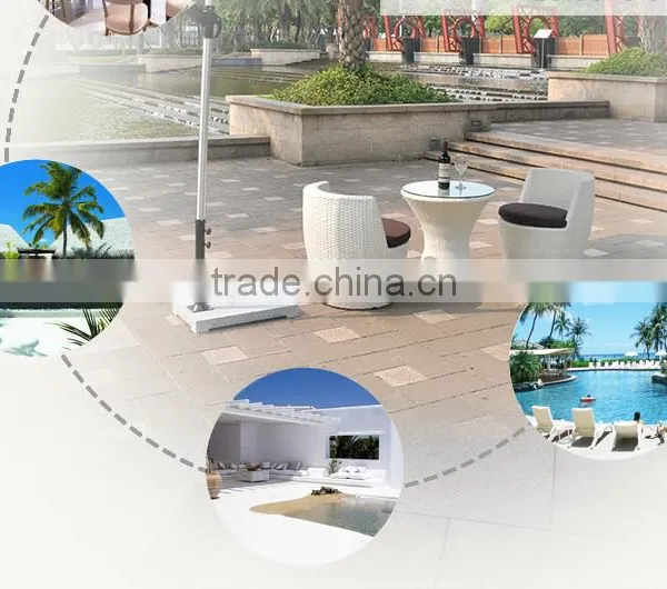 Vase Rattan Garden Sofa Furniture With Parasol Garden Umbrella photo-5