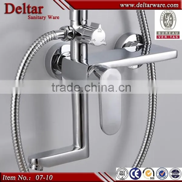 Bath Shower Set Wall Mounted Brass Shower Faucet, Kaiping Waterfall Shower for Washing Adult & Child photo-2