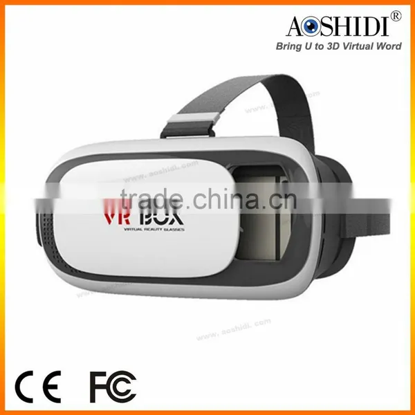 Factory Direct VR BOX II hd virtual 3d glasses google cardboard vr 2