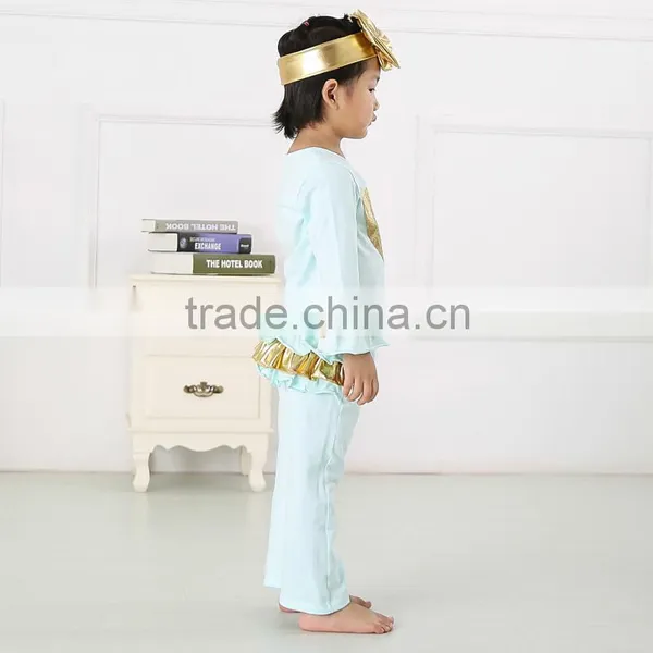 2016 Factory Directly Product New Wholesale Long Sleeve Outfits,Fall Boutique Girl Clothing,Autumn Clothing Sets For Children photo-6