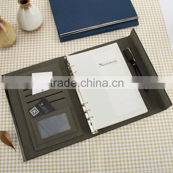 High Quality Genuine Leather Factory Luxury Vintage Journal Notebook photo-4