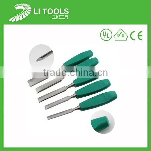Plastic Handle Manufacturer Safe Grip Carving Point Wood Chisel Set photo-3