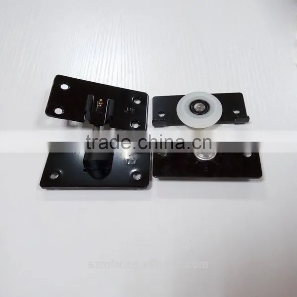 High Quality Furniture Hardware for Wooden Wardrobe Sliding Door Fittings Steel and Nylon Material Sliding Door Accessories photo-4