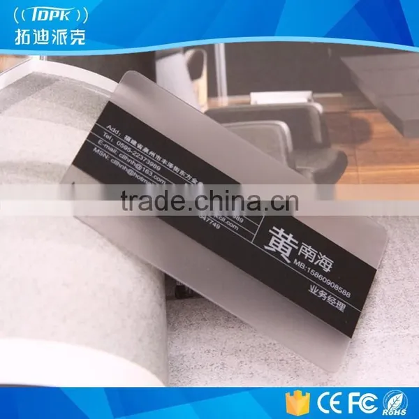 Printing Frosted Transparent Clear Pvc Cards photo-4