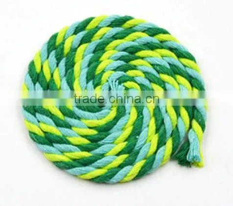 5mm Lollipop Shape Twisted Cutton Rope With Rainbow Colour photo-4