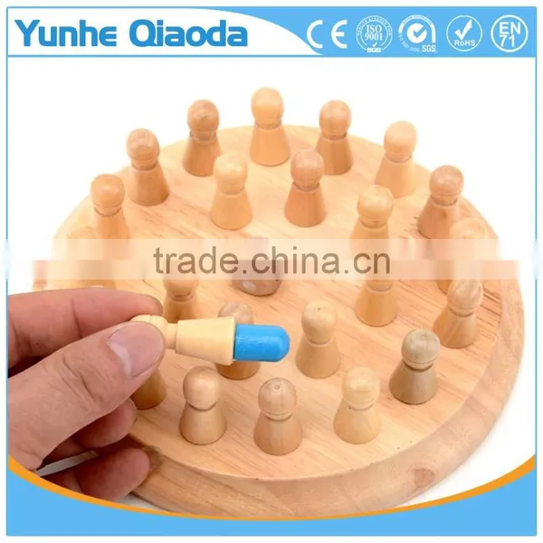 OEM Custom Kids Intelligence Wooden Education Toy Play Chess Game photo-3