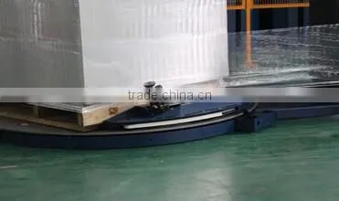 Good Price CE Fully Automatic Pallet Stretch Wrapping Machine With 300% Pre-stretch SIEMENS Control System Automatic Cutting photo-2