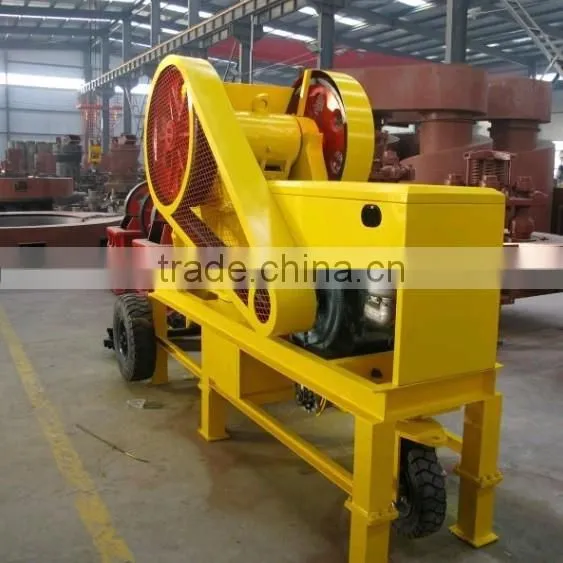 Diesel Engine Portable Small Jaw Crusher PE150*250&PE250*400 photo-2