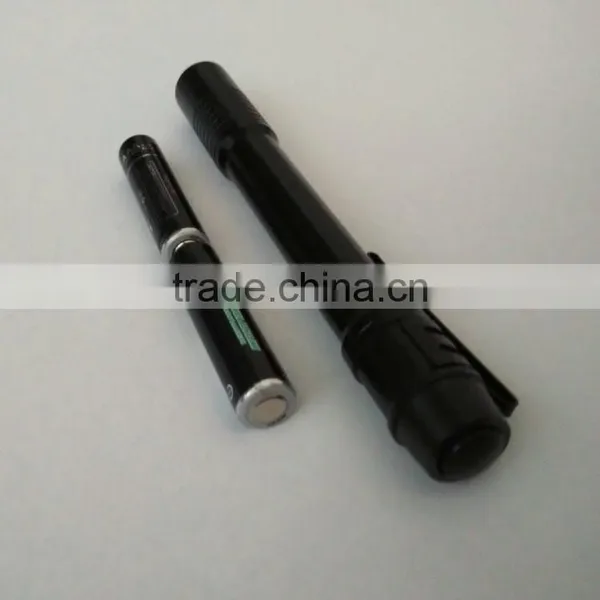 Hot Selling Aluminium Alloy 2xAAA Battery LED Flashlight Pen Style Light photo-5