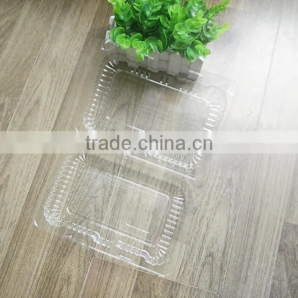 OPS Hinged Clamshell Plastic Cookie/cake/pastry/snack Container photo-4