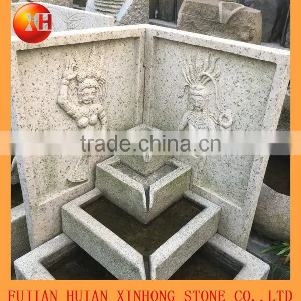 Outdoor Water Fountain With Carving photo-2