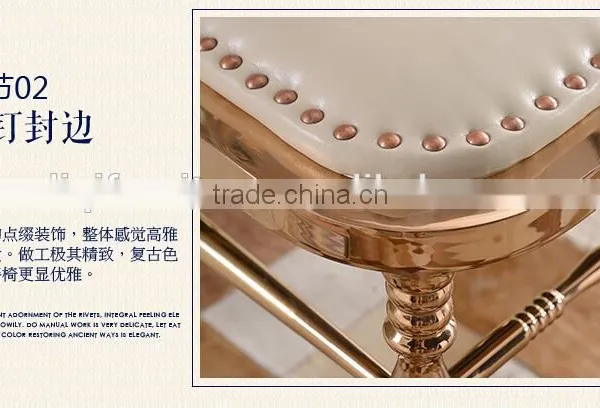 Quality Polished Rose Golden Stainless Steel Luxury Modern Chiavari Tiffany Chair LQ-SSC001R photo-4