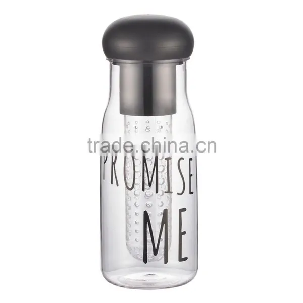 BPA Free Fruit Infuser Plastic Joyshaker Water Bottle photo-2