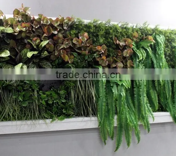 2017 Fancy Design Fake Green Plant Wall for Wall Ornament photo-3