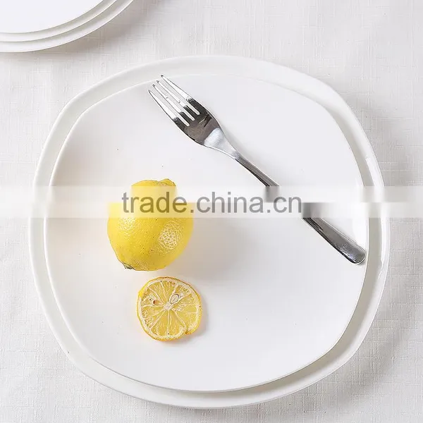 Stock Ceramic White Round Plate photo-2