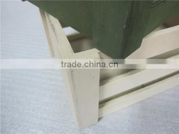 Green Color Plywood Wooden Crate for Milk Friut photo-3