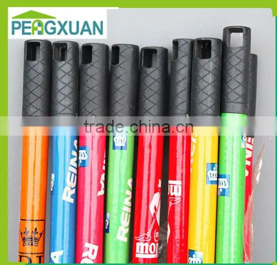 House Cleaning Products Flower Design Pvc Wood Stick Broom Parts photo-2