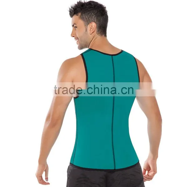 Hot Sell Custom Hot Gym Tank Top Men Sexy Slimming Clothes Body Shaper Undershirt photo-2