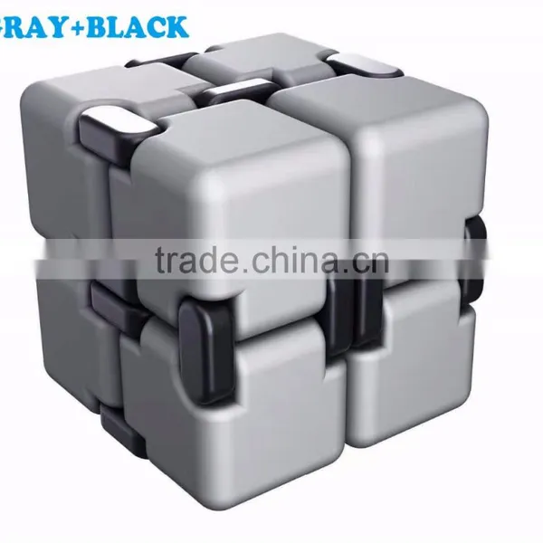 Newest Anti-Stress Magic Fidget Toy Infinity Cube Fidget Desk Toys Infinity Cube Metal photo-2