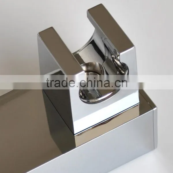 Square Abs Plastic Rotating Hand Shower Holder Adjustable Shower Hook Handheld Shower Holder photo-6