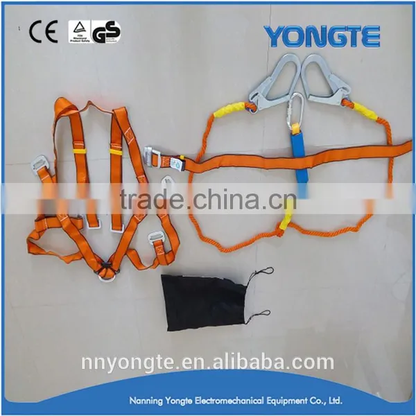 Safety Harness With Double Lanyard/safety Belt Full Body Harness photo-5