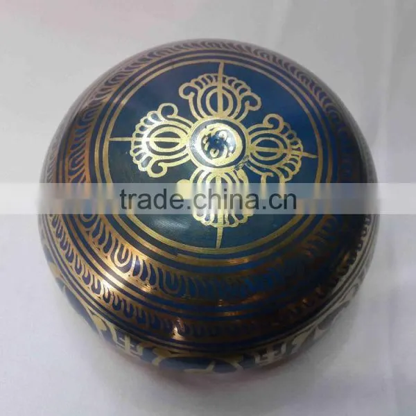 Best Selling Om Mani Padme Hum Colored Meditation Singing Bowl photo-3