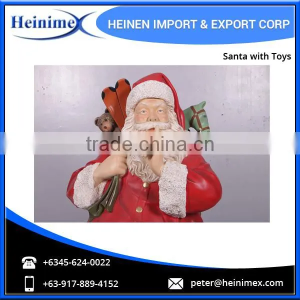 High Quality, Durable, Cold Cast Poly-Resin & Fibre-glass Santa With Toys photo-3