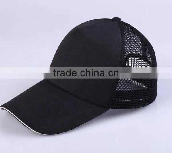 6 Panel Plain Man Trucker Hat Custom Mesh Baseball Cap Blank Unisex Mesh Cap photo-5
