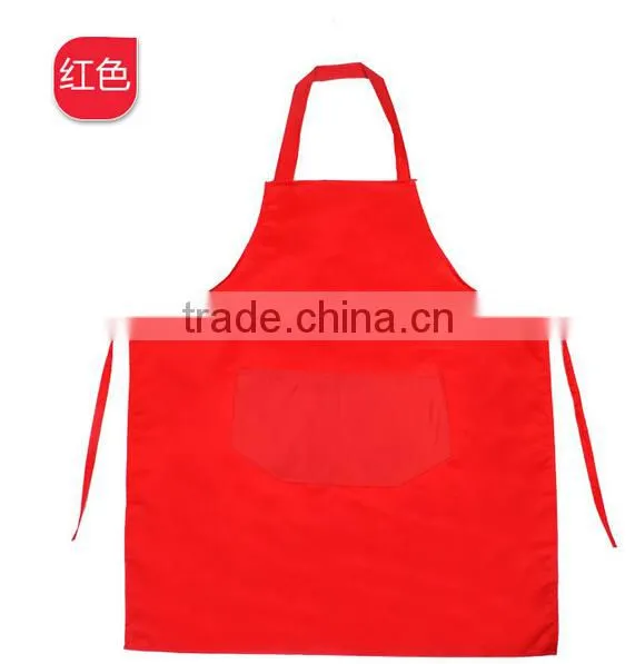 OEM Printed Logo Polyester Kitchen Bib Aprons Womens photo-2