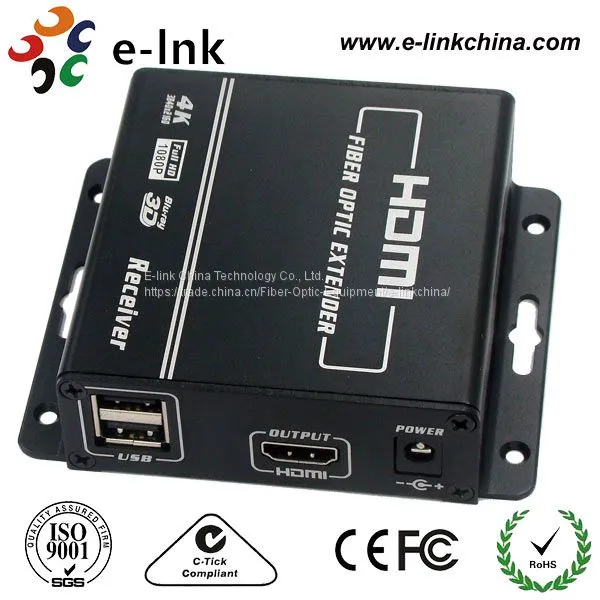 4K HDMI KVM оптоволоконный удлинитель photo-3