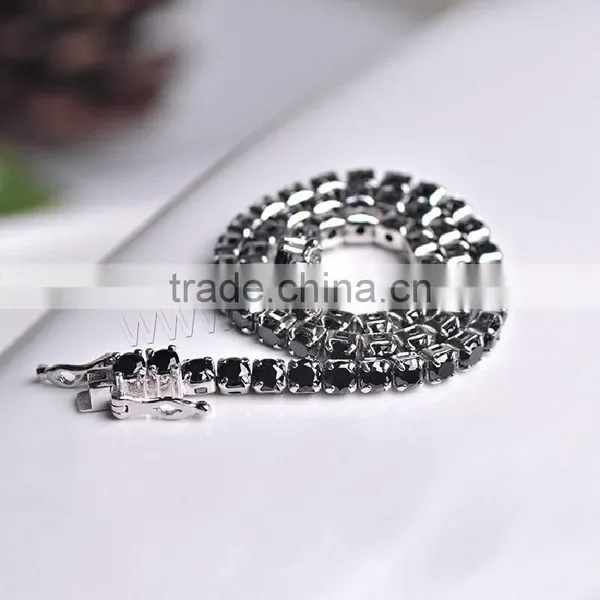 Jewelry Chain Machine Cubic Zirconia Jewelry Bracelets Hip 925 Silver Hand Chain Jewelry photo-3