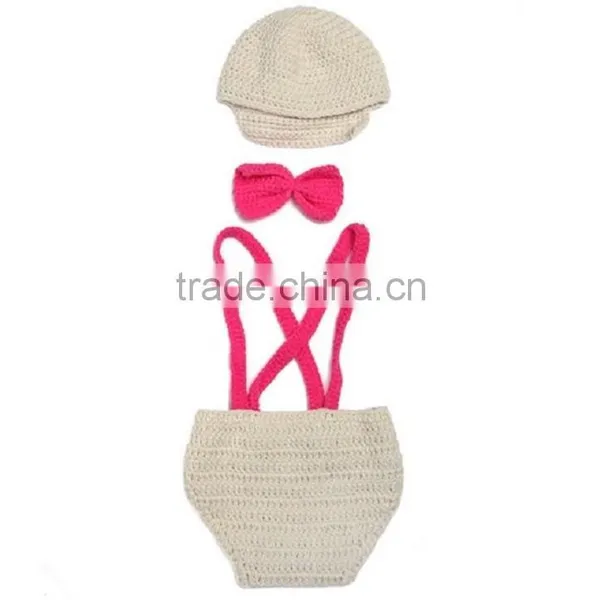 Baby Boy Photo Prop, Hat and Pants Set, Baby Outfit photo-4