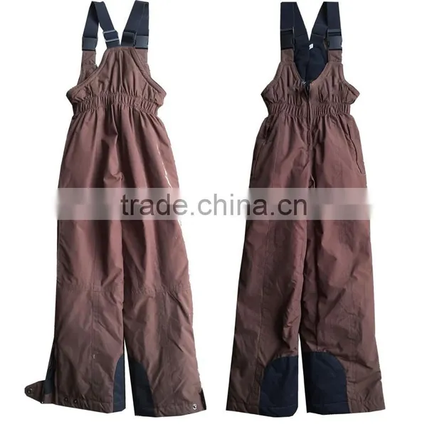 High Quality Winter Active Kids Outdoor Coffee Snow Pant