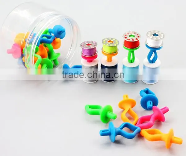 Silicone Bobbin Holder Good Sewing Storage photo-5