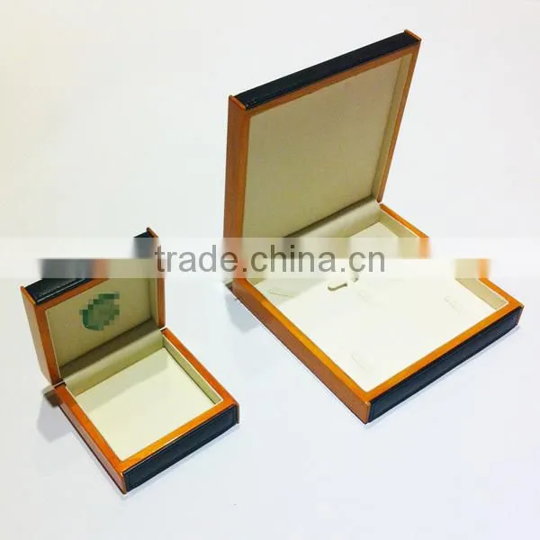 Jewelry Packing Leather Wooden Jewelry Box Necklace Box photo-2