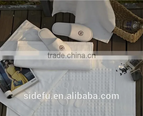 5-Star Hotel High Quality Non Slip Footprint Bath Mat Set photo-3