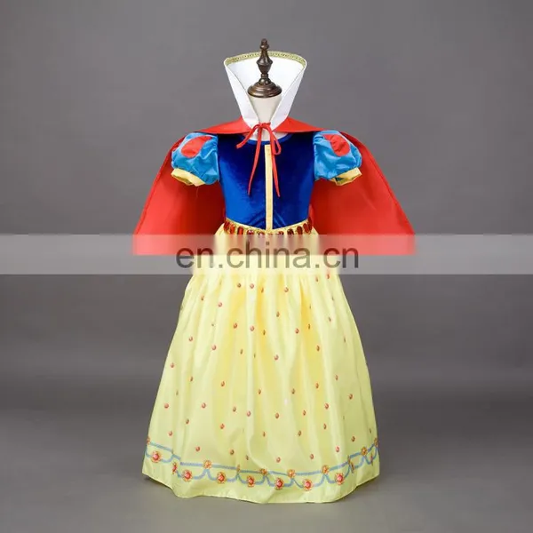 2016 Halloween,Frozen Elsa Girl Party Dress , The New Children Dress Roses Frozen Elsa ANNA Dress Snow White A2726 photo-5