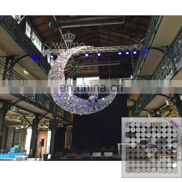 2017 Glitter Sequin Panel Air Moving Billboard Advertising photo-4