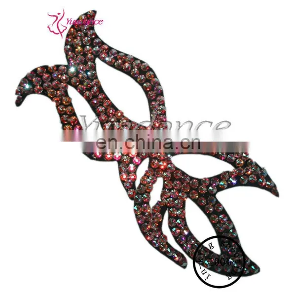 H-01 Applique Custom-made Hair Accessories With Rhinestones for Ballroom Dance Dress Latin Dance Dress photo-2