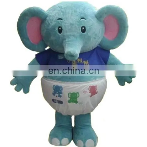 Nice design good visaul elephant mascot costume adult