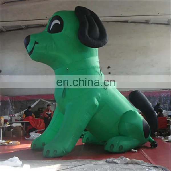 New Design Giant Cartoon Green Spotty Dog Animal Costume Inflatable for Advertisement photo-4