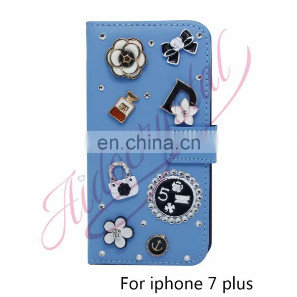 2016 Mobile Accessories PU Leather Wallet Cell Phone Case for Iphone 7 Plus