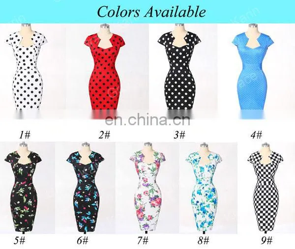 Grace Karin Retro Style Swing 50s Housewife Retro Pinup Dress CL007597-3 photo-5